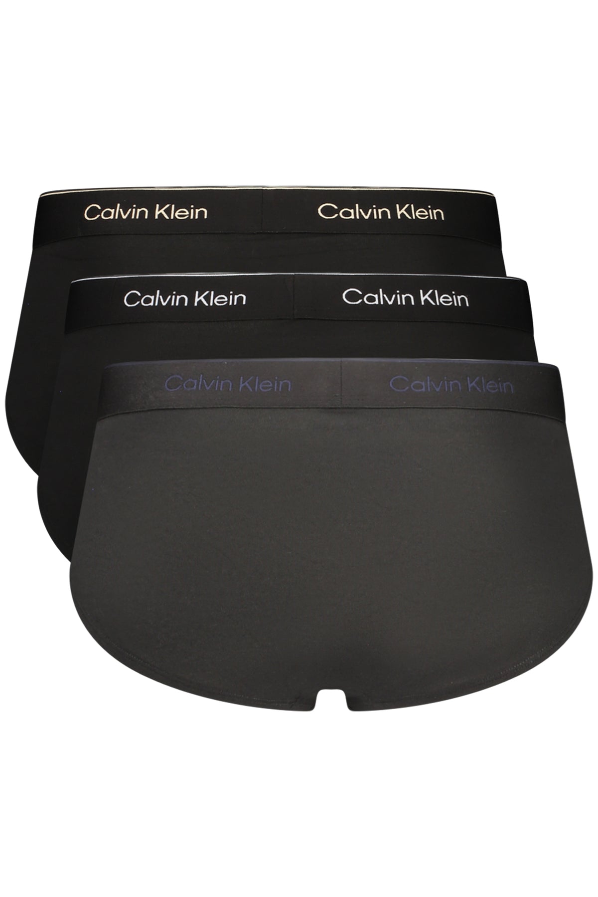 CALVIN KLEIN Men's Black Briefs Tri-Pack LV00NB4388