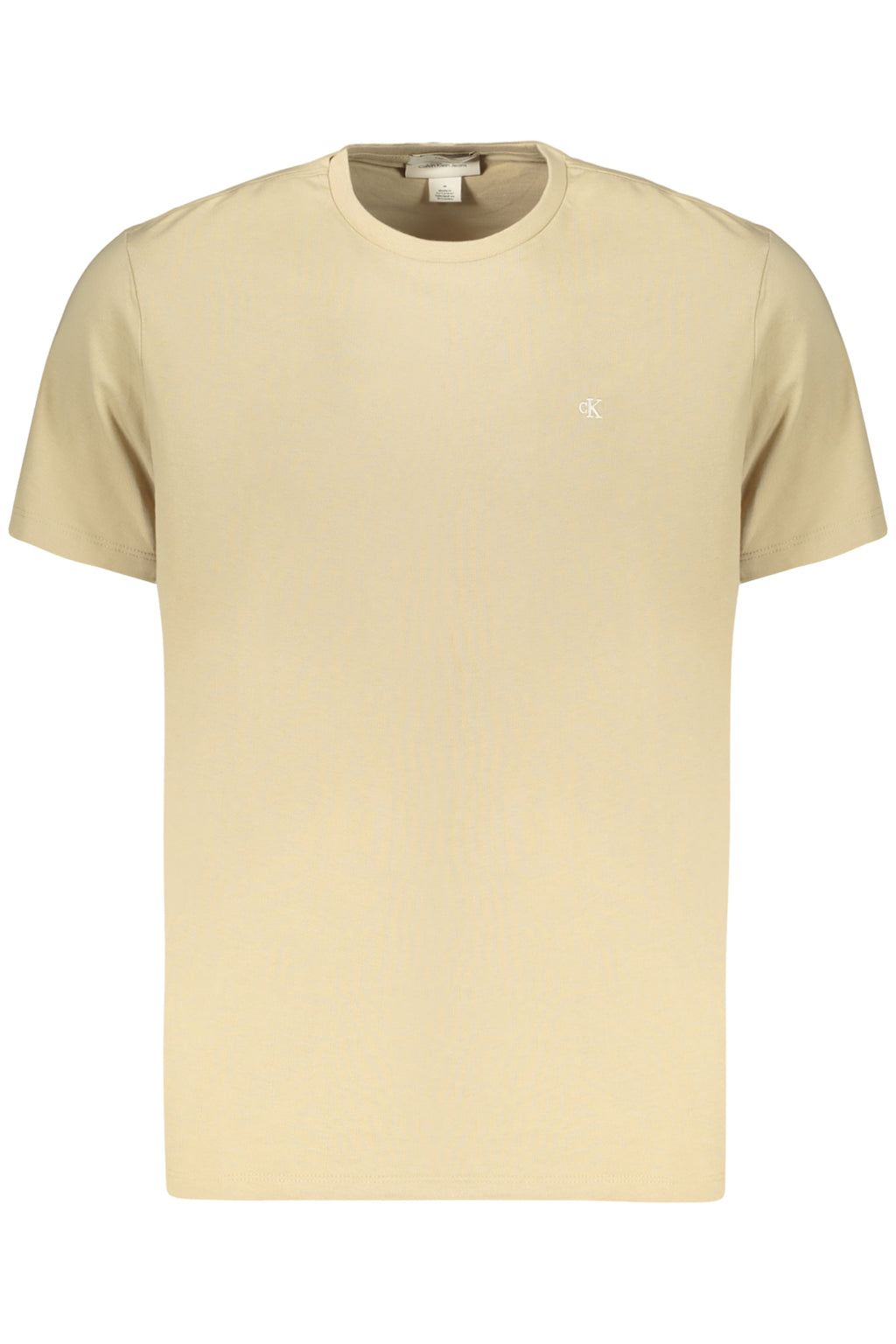 CALVIN KLEIN MEN'S SHORT-SLEEVE T-SHIRT BEIGE