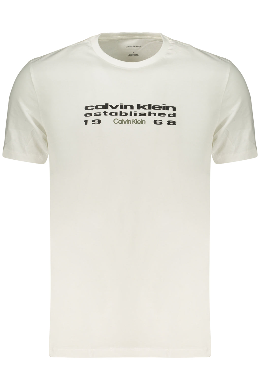 CALVIN KLEIN MEN'S SHORT-SLEEVE T-SHIRT WHITE