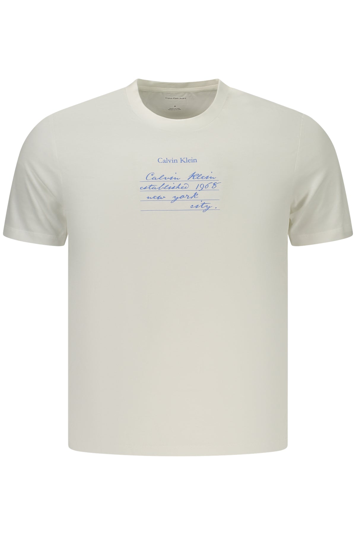 CALVIN KLEIN MEN'S SHORT-SLEEVE T-SHIRT WHITE