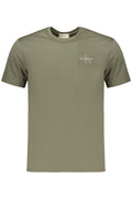 CALVIN KLEIN MEN'S SHORT-SLEEVED T-SHIRT GREEN
