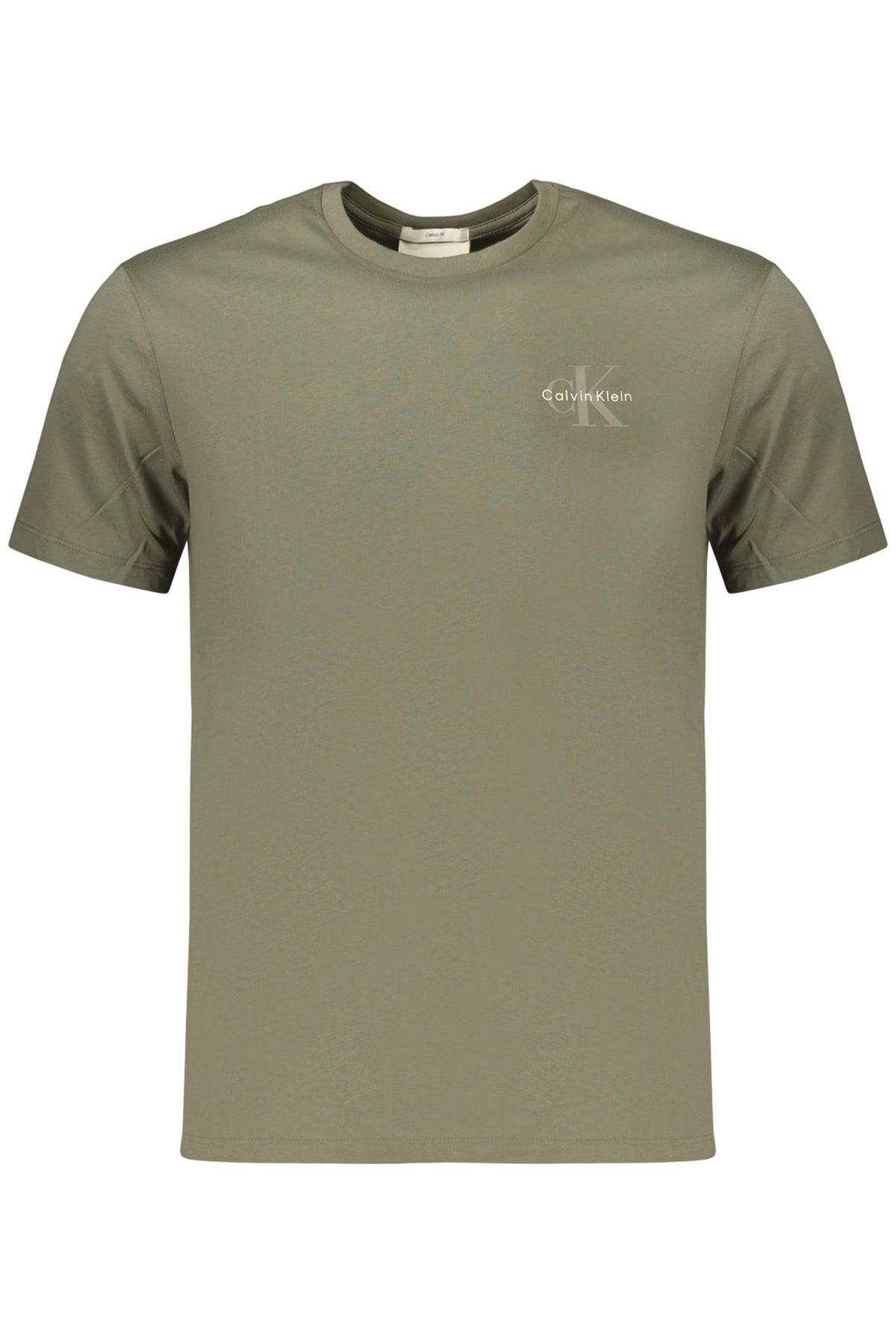 CALVIN KLEIN Men's Short-sleeved T-shirt Green LV04RF278G