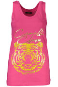 CAVALLI CLASS WOMEN'S PINK TANK TOP