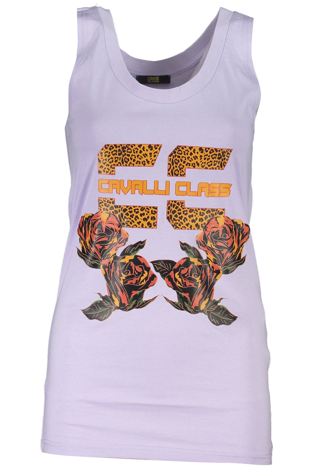CAVALLI CLASS WOMEN'S PURPLE TANK TOP