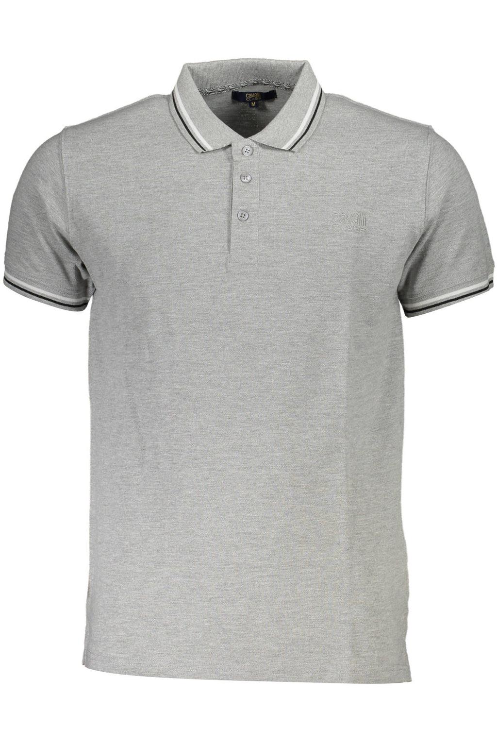 CAVALLI CLASS POLO SHORT SLEEVES MEN GREY