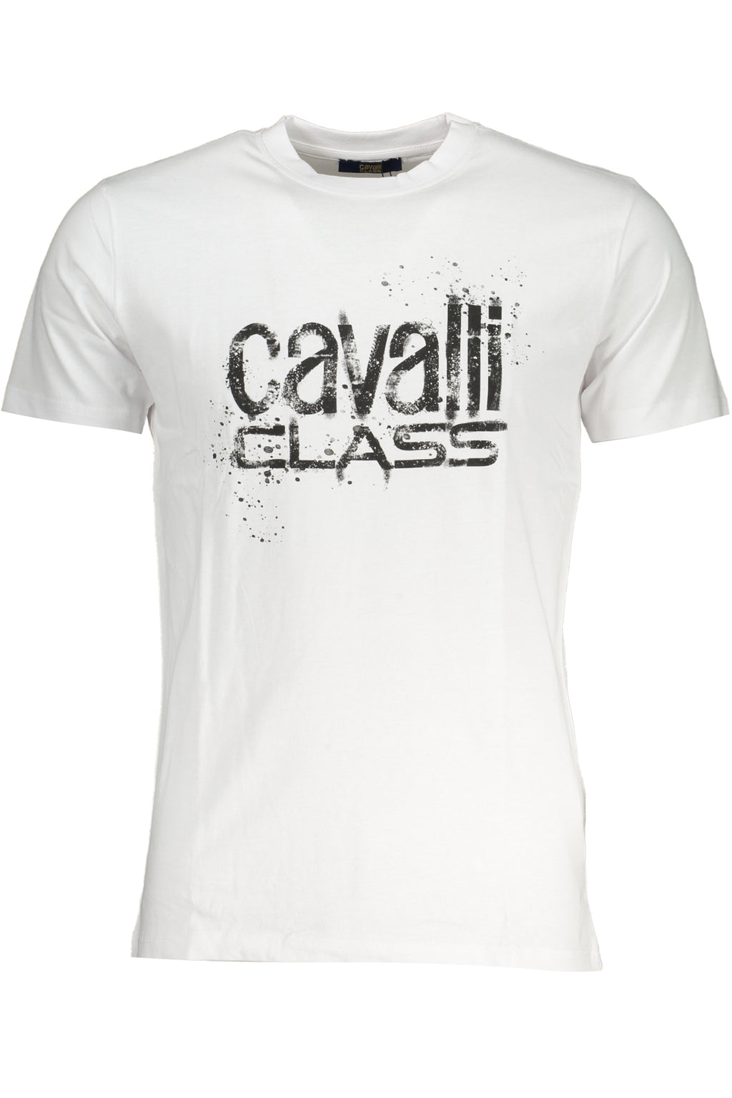CAVALLI CLASS MEN'S SHORT SLEEVED T-SHIRT WHITE