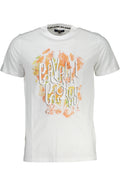 CAVALLI CLASS SHORT SLEEVE T-SHIRT MEN WHITE
