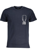 CAVALLI CLASS MEN'S SHORT SLEEVED T-SHIRT BLUE