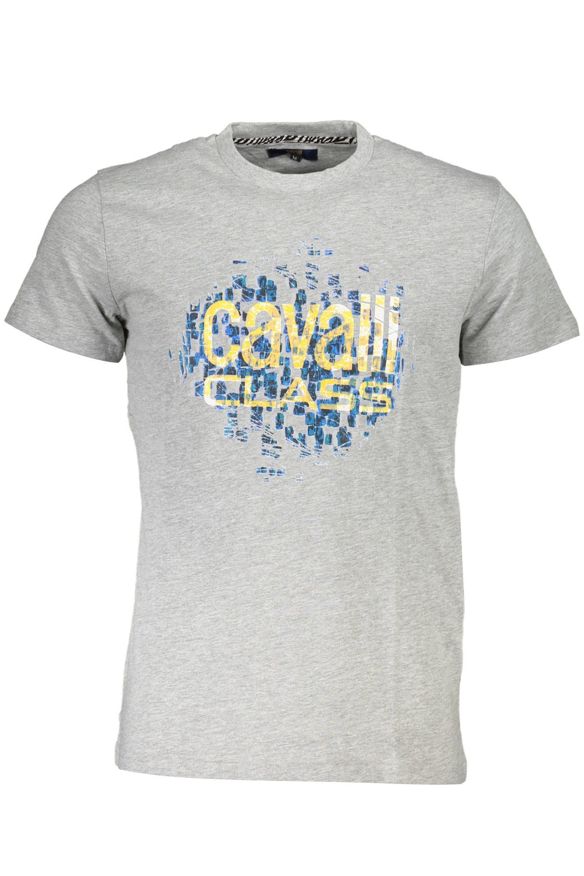 CAVALLI CLASS SHORT SLEEVE T-SHIRT MEN GREY