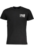 CAVALLI CLASS MEN'S SHORT SLEEVE T-SHIRT BLACK