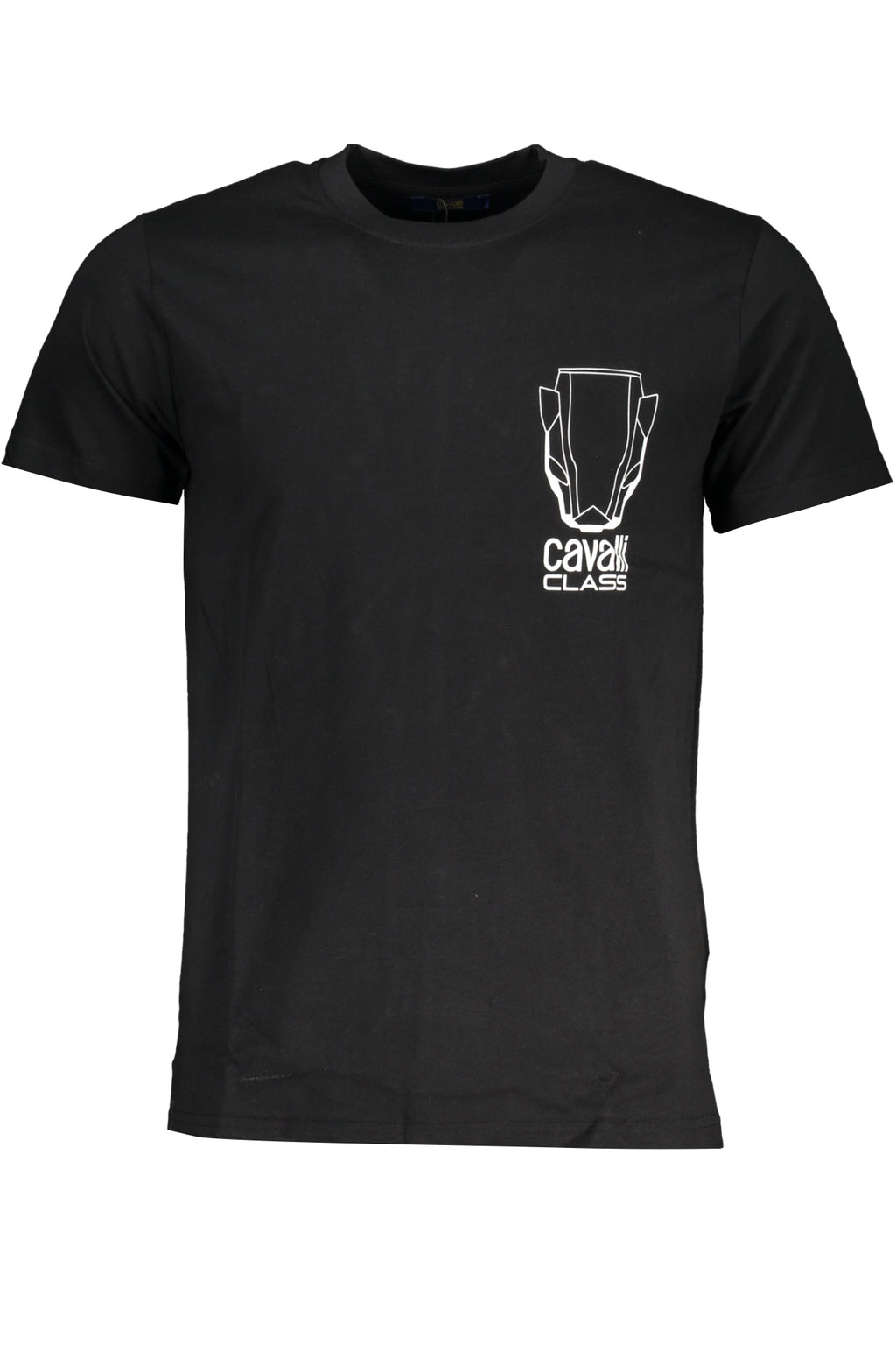 CAVALLI CLASS MEN'S SHORT SLEEVE T-SHIRT BLACK