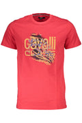 CAVALLI CLASS SHORT SLEEVE T-SHIRT MEN RED
