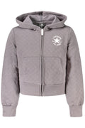 Converse Girls' Zip-Up Hoodie Grey