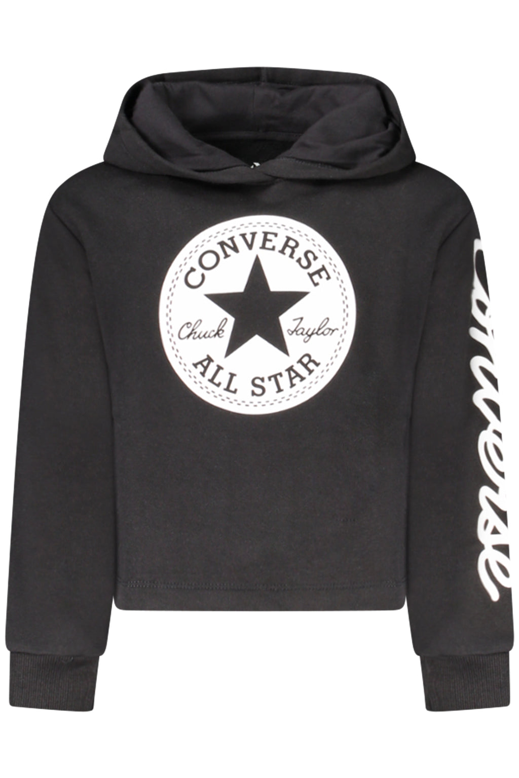 Converse Girls' Zip-Up Hoodie Black