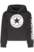 Converse Girls' Zip-Up Hoodie Black