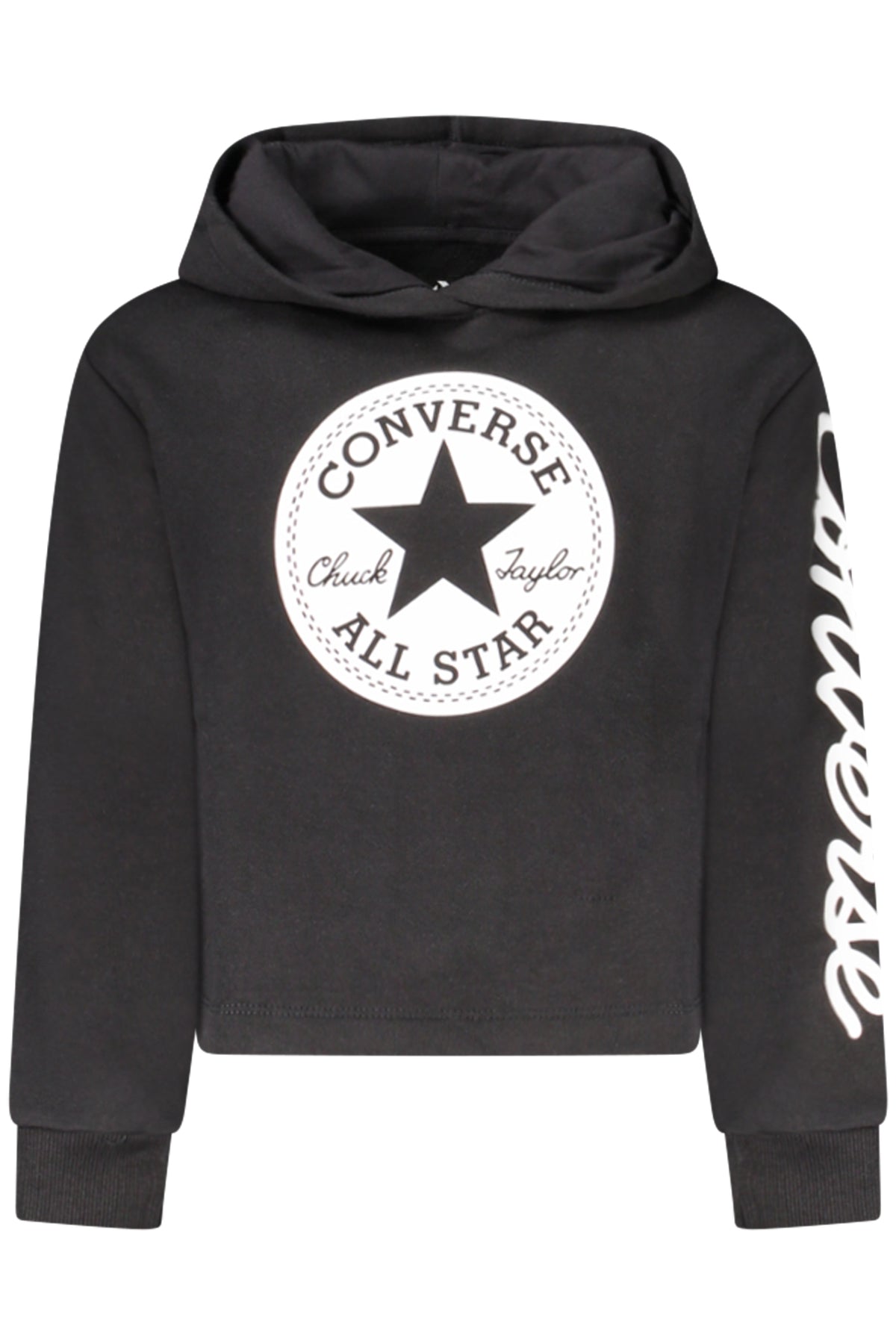 Converse Girls' Zip-Up Hoodie Black