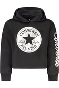 Converse Girls' Zip-Up Hoodie Black