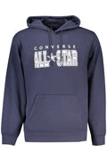 CONVERSE MEN'S BLUE ZIP-UP SWEATSHIRT