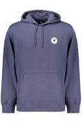 CONVERSE MEN'S BLUE ZIP-UP SWEATSHIRT