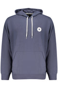 CONVERSE MEN'S BLUE ZIP-UP SWEATSHIRT