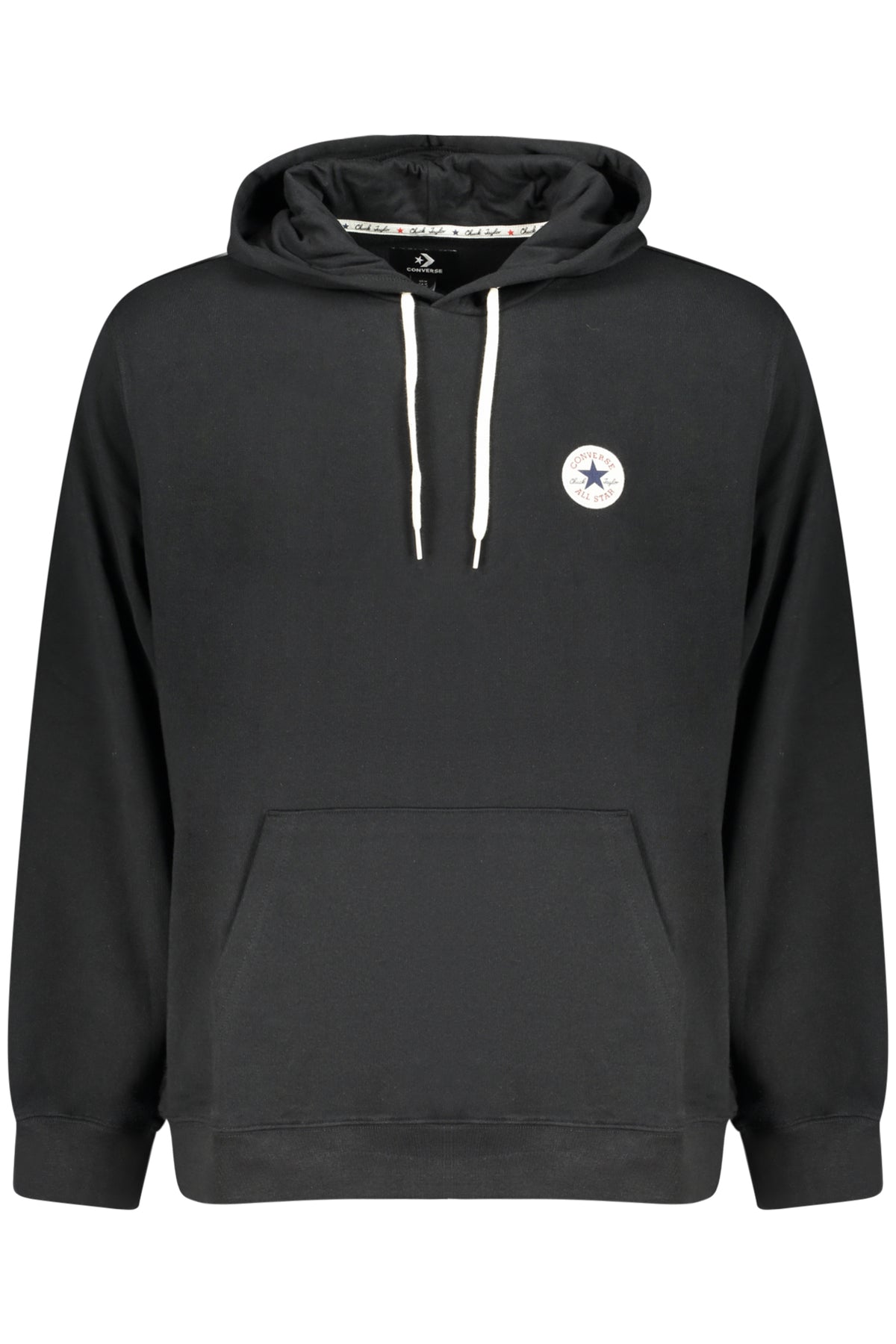 CONVERSE Men's Zip-up Hoodie Black CVM6H113