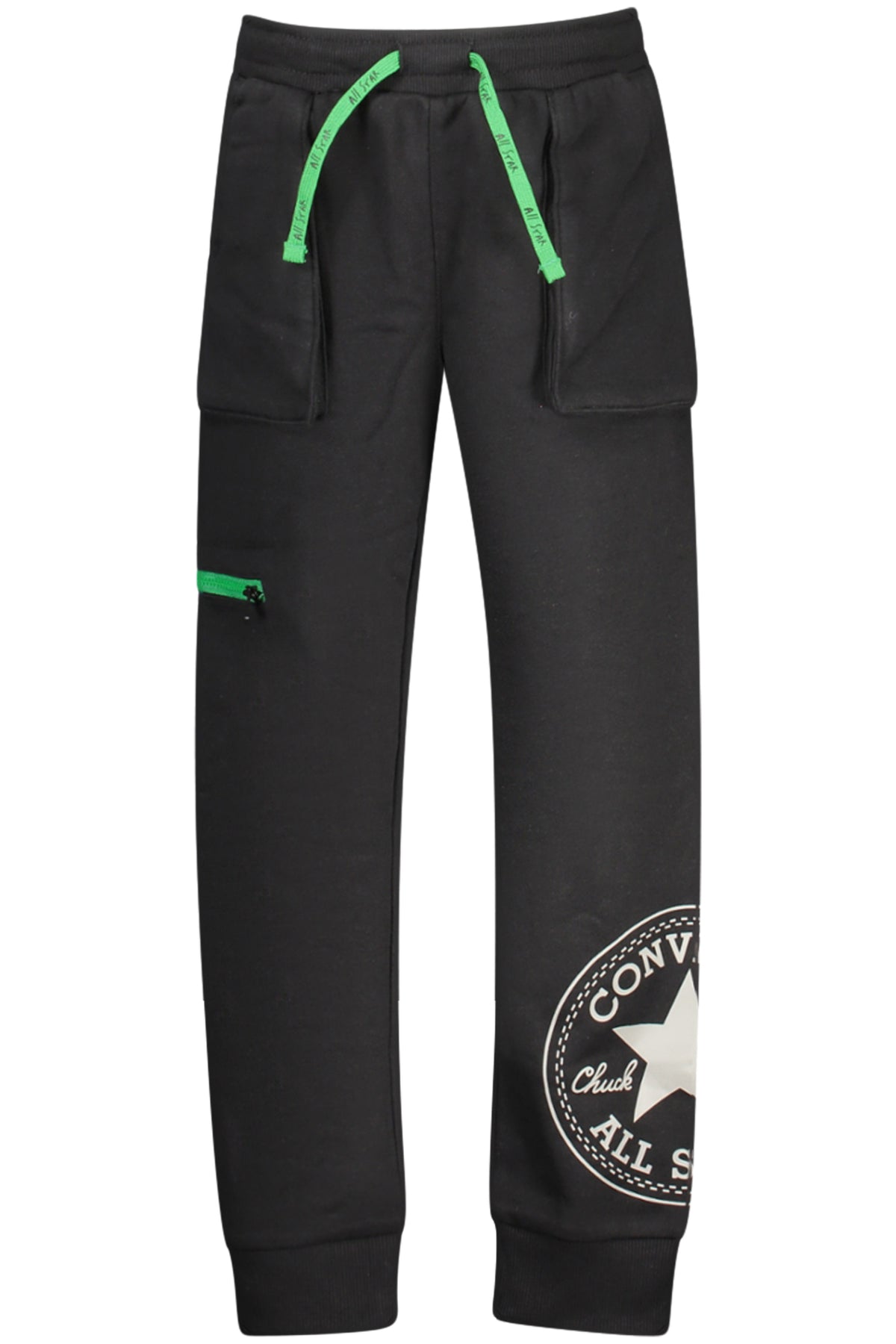 CONVERSE Kids' Black Long Tracksuit Pants 9CC244