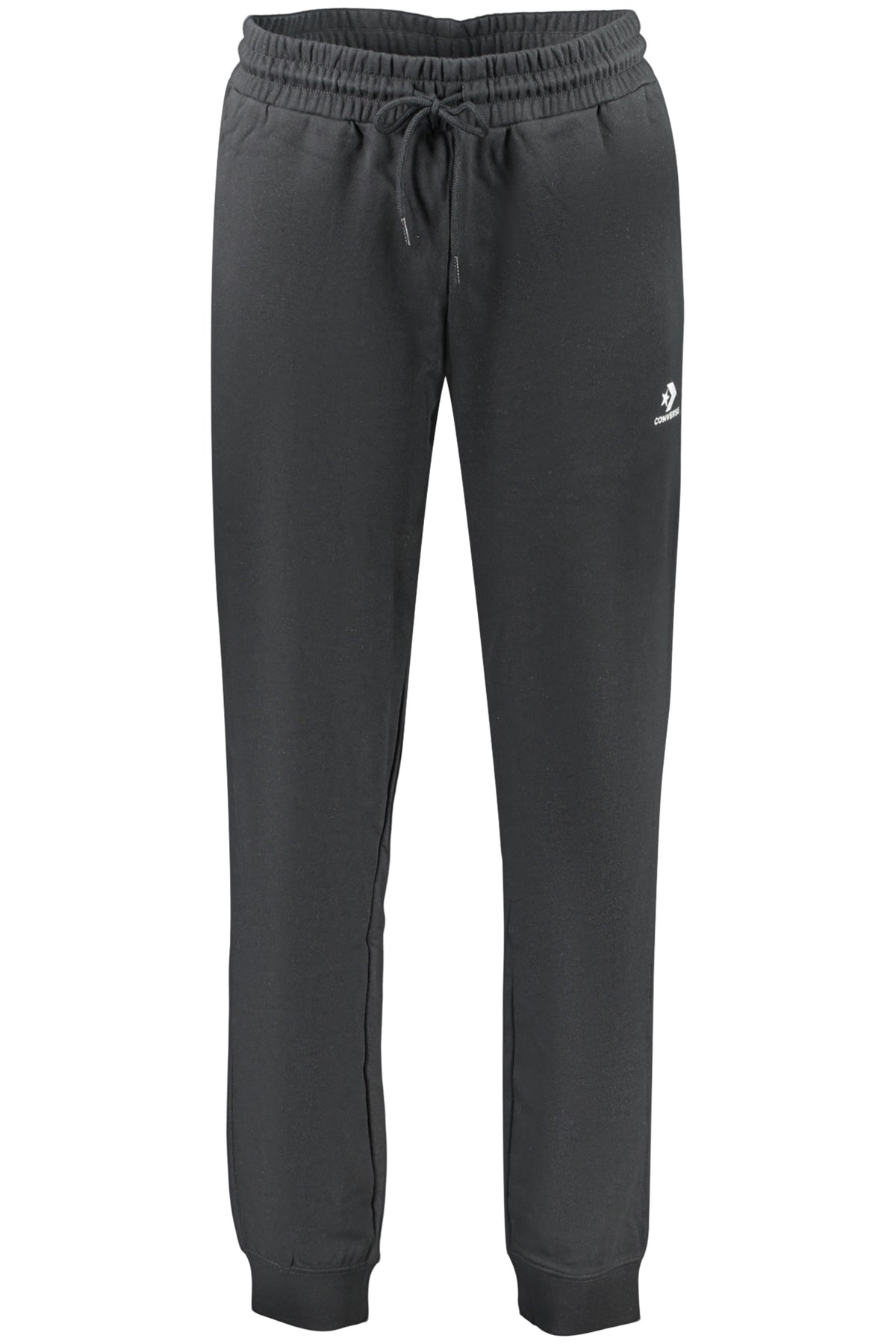 CONVERSE MEN'S BLACK LONG TRACKSUIT PANTS