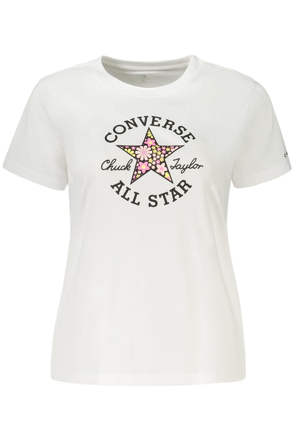 Converse Girls' Short-Sleeved T-SHIRT White