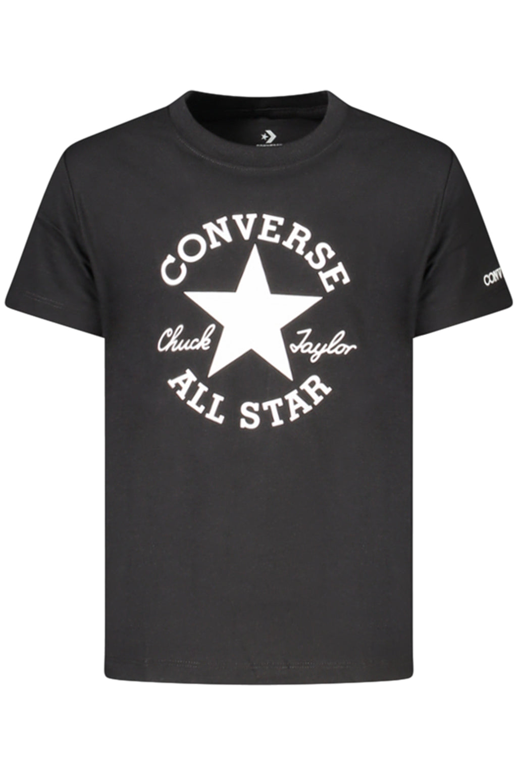 Converse Girls' Short-Sleeved T-Shirt Black