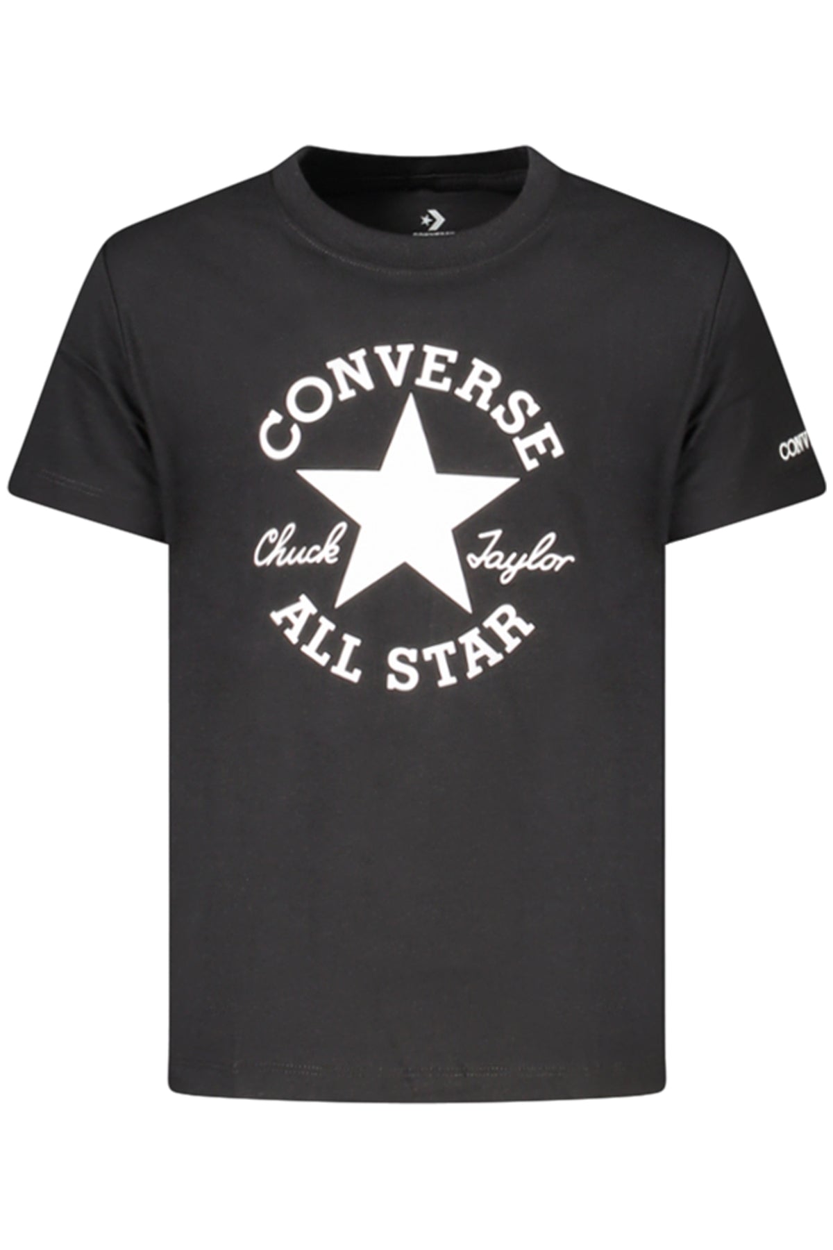 Converse Girls' Short-Sleeved T-Shirt Black