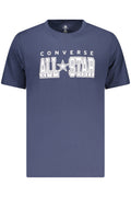 CONVERSE MEN'S SHORT-SLEEVE T-SHIRT BLUE