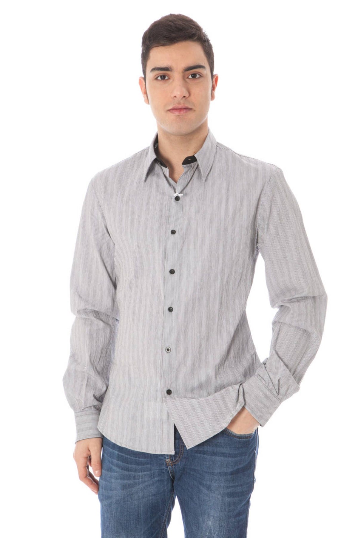COSTUME NATIONAL LONG SLEEVE SHIRT MEN WHITE