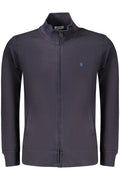 COVERI MOVING MEN'S BLUE ZIP-UP SWEATSHIRT