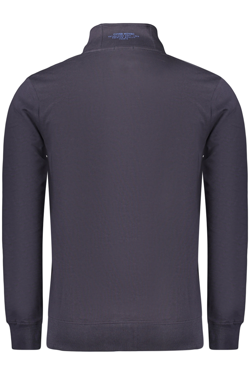 COVERI MOVING MEN'S BLUE ZIP-UP SWEATSHIRT