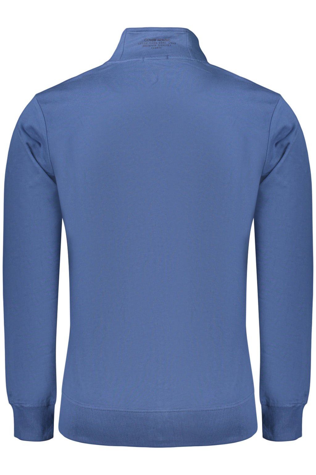 COVERI MOVING MEN'S BLUE ZIP-UP SWEATSHIRT