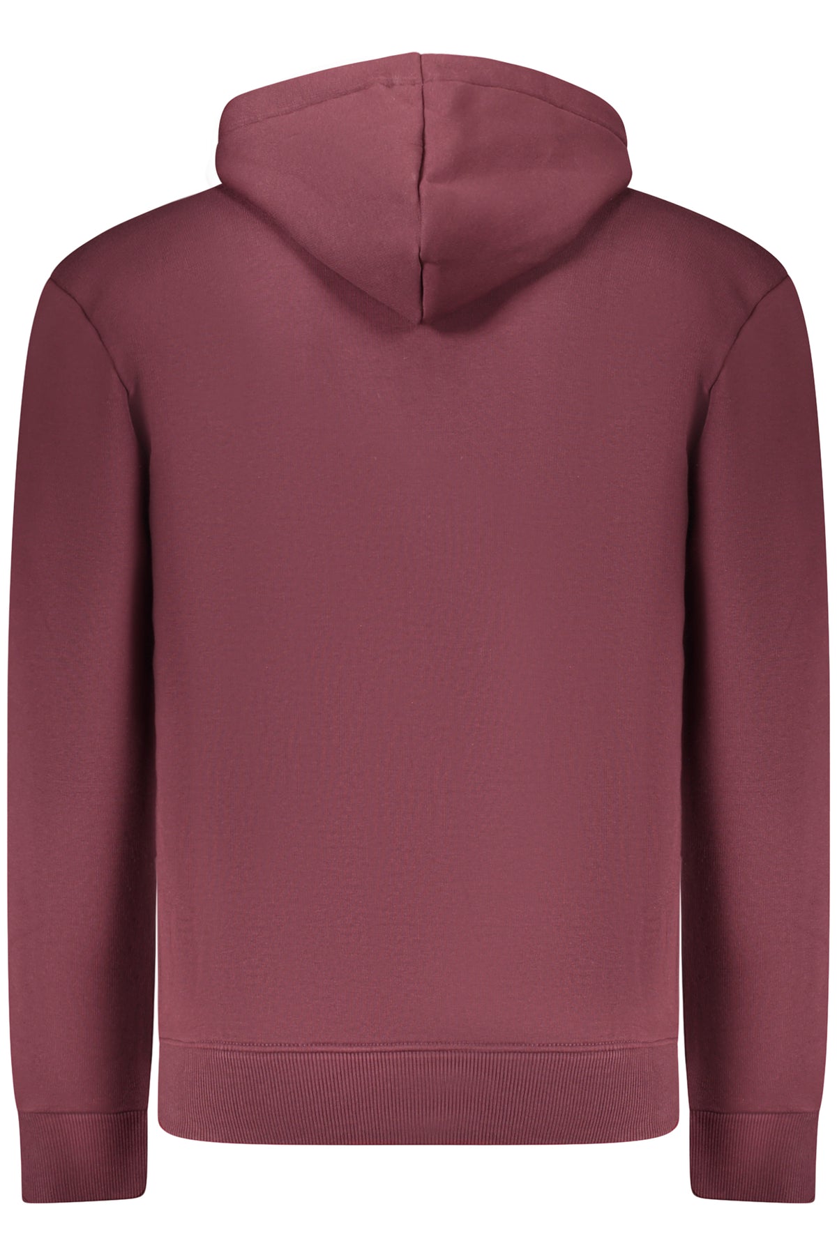 COVERI MOVING MEN'S RED ZIP-UP SWEATSHIRT
