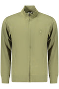COVERI MOVING MEN'S ZIP-UP SWEATSHIRT GREEN