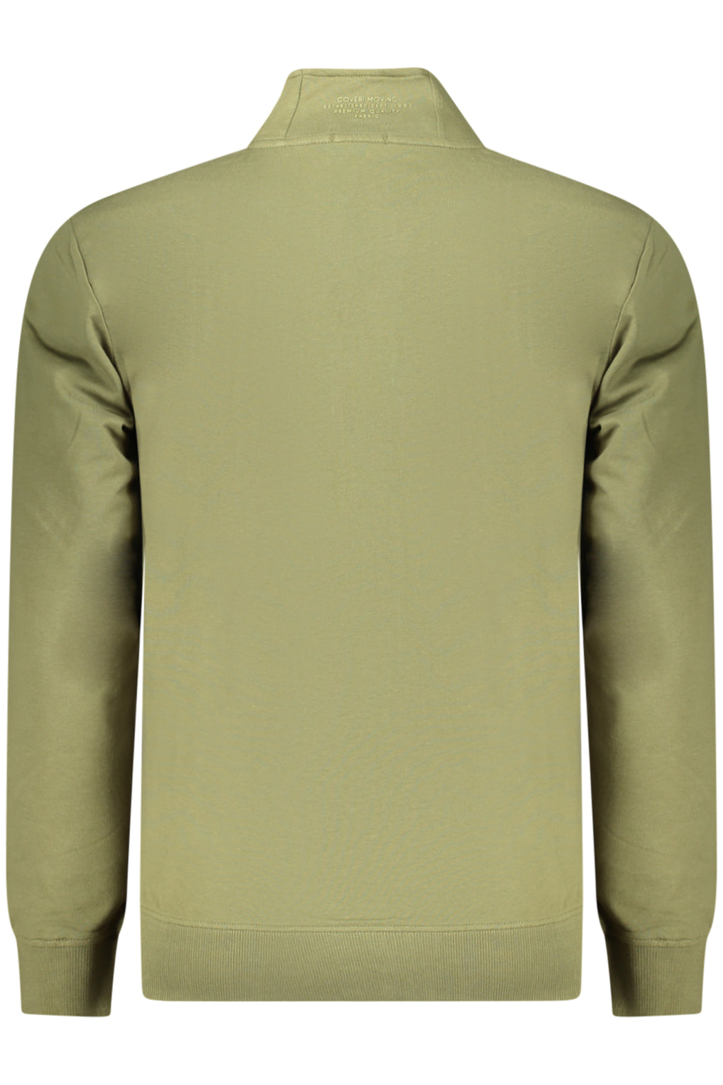 COVERI MOVING MEN'S ZIP-UP SWEATSHIRT GREEN