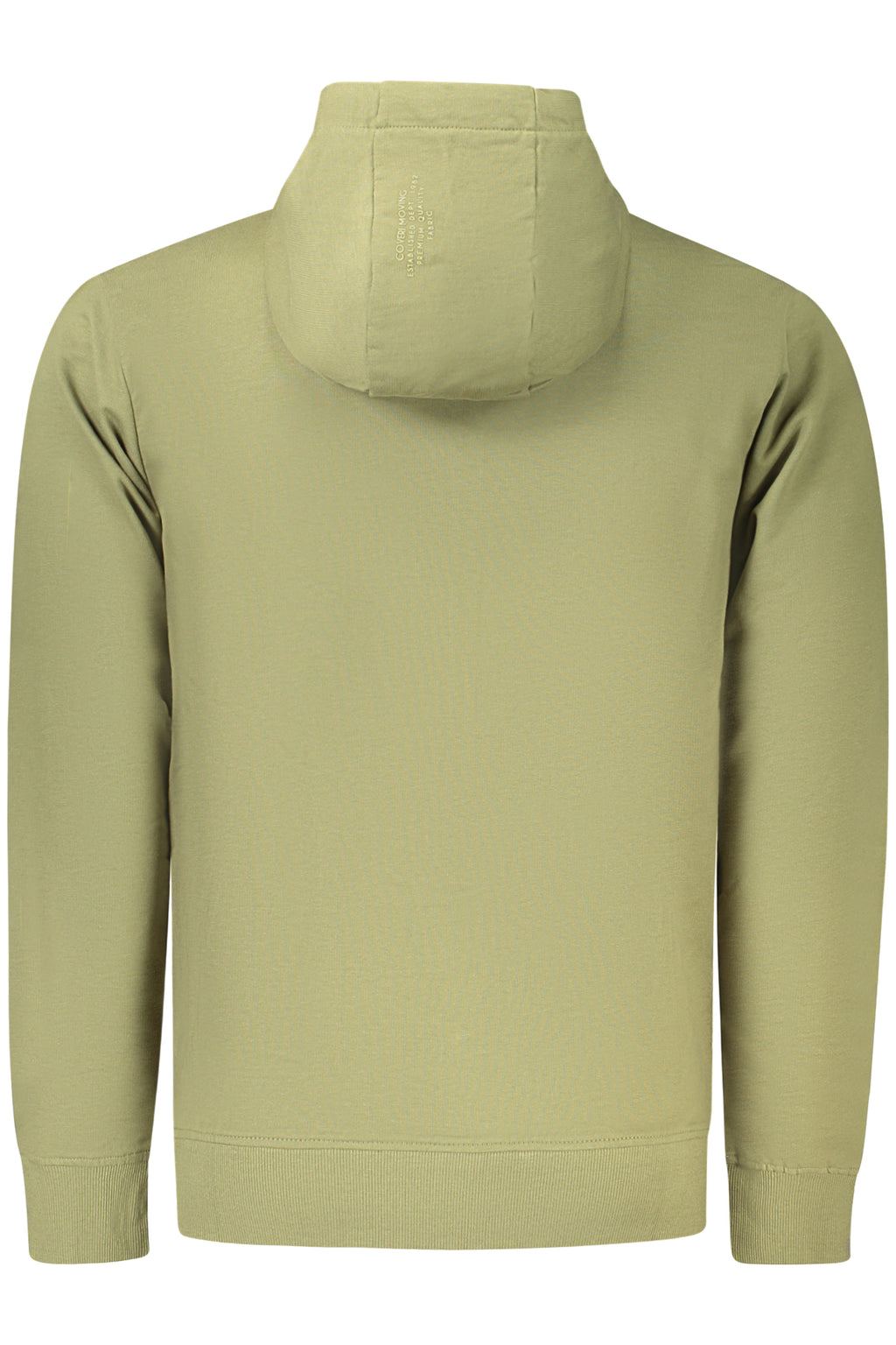 COVERI MOVING MEN'S ZIP-UP SWEATSHIRT GREEN