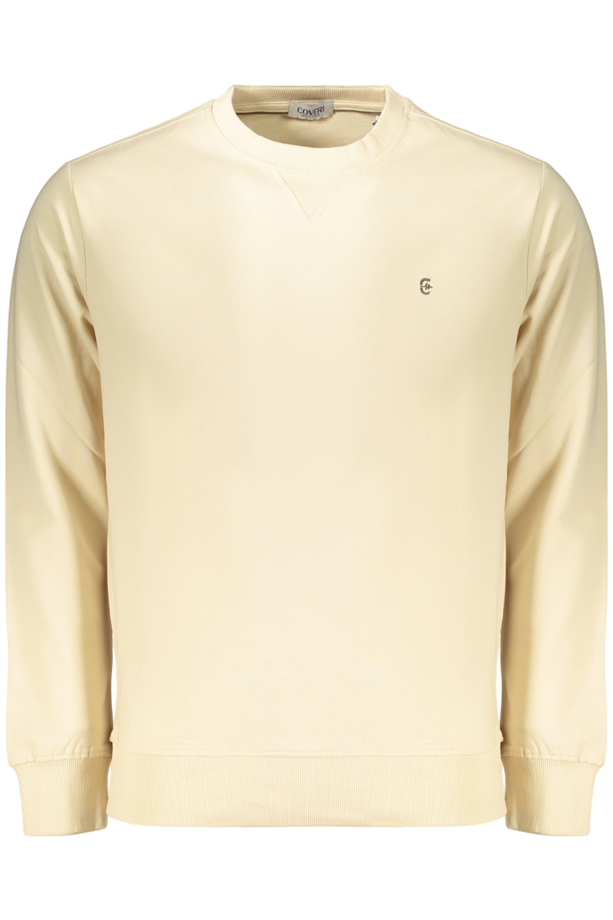 COVERI MOVING MEN'S ZIP-LESS SWEATSHIRT BEIGE