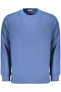 COVERI MOVING MEN'S BLUE ZIP-LESS SWEATSHIRT