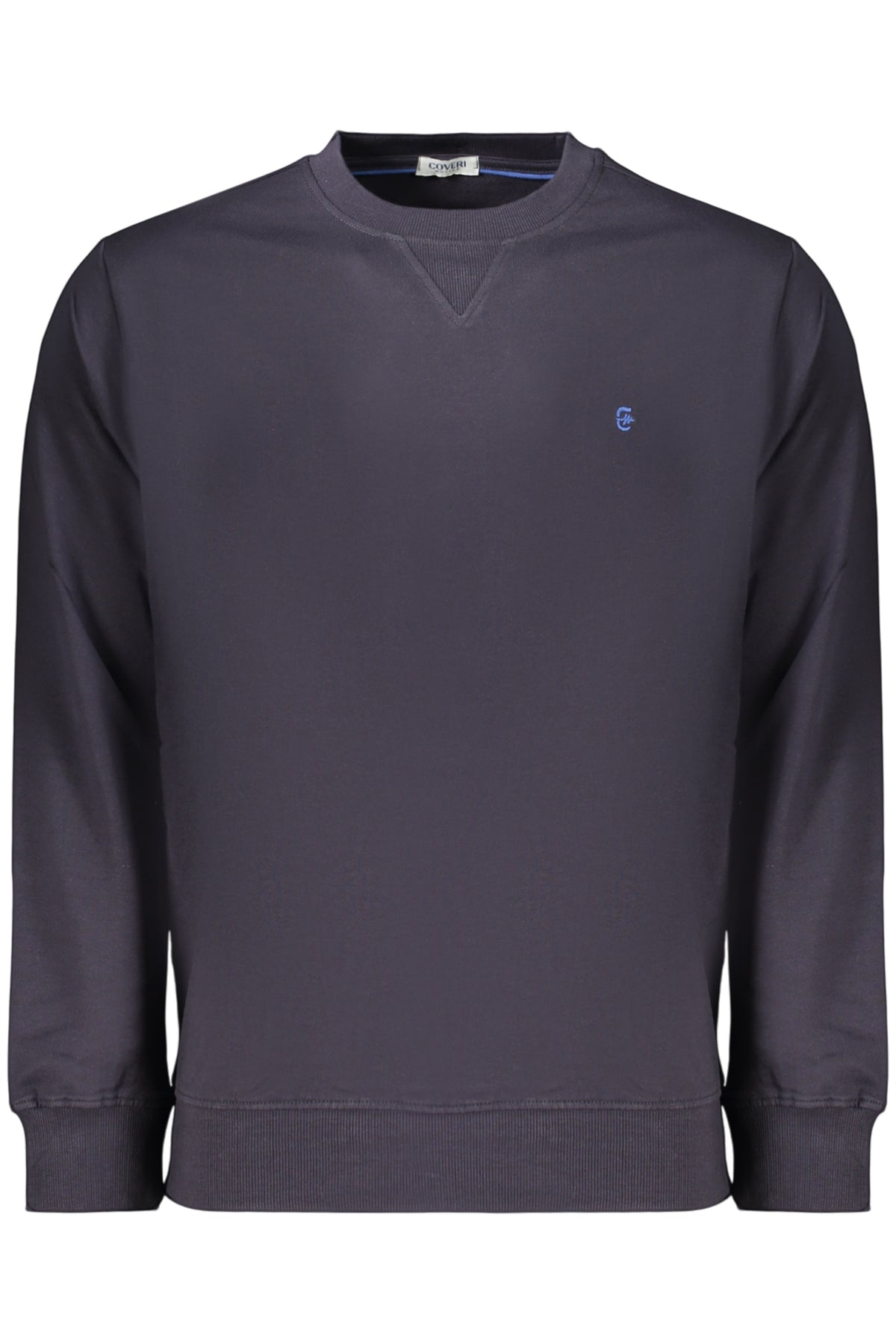 COVERI MOVING Men's Blue Zip-less Sweatshirt FE4905