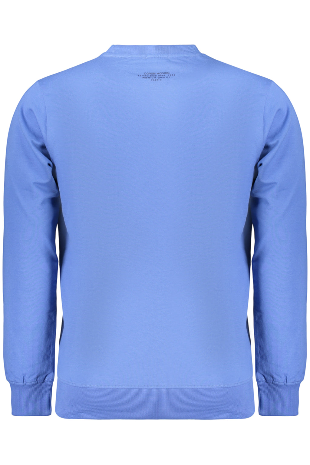COVERI MOVING MEN'S BLUE ZIP-LESS SWEATSHIRT