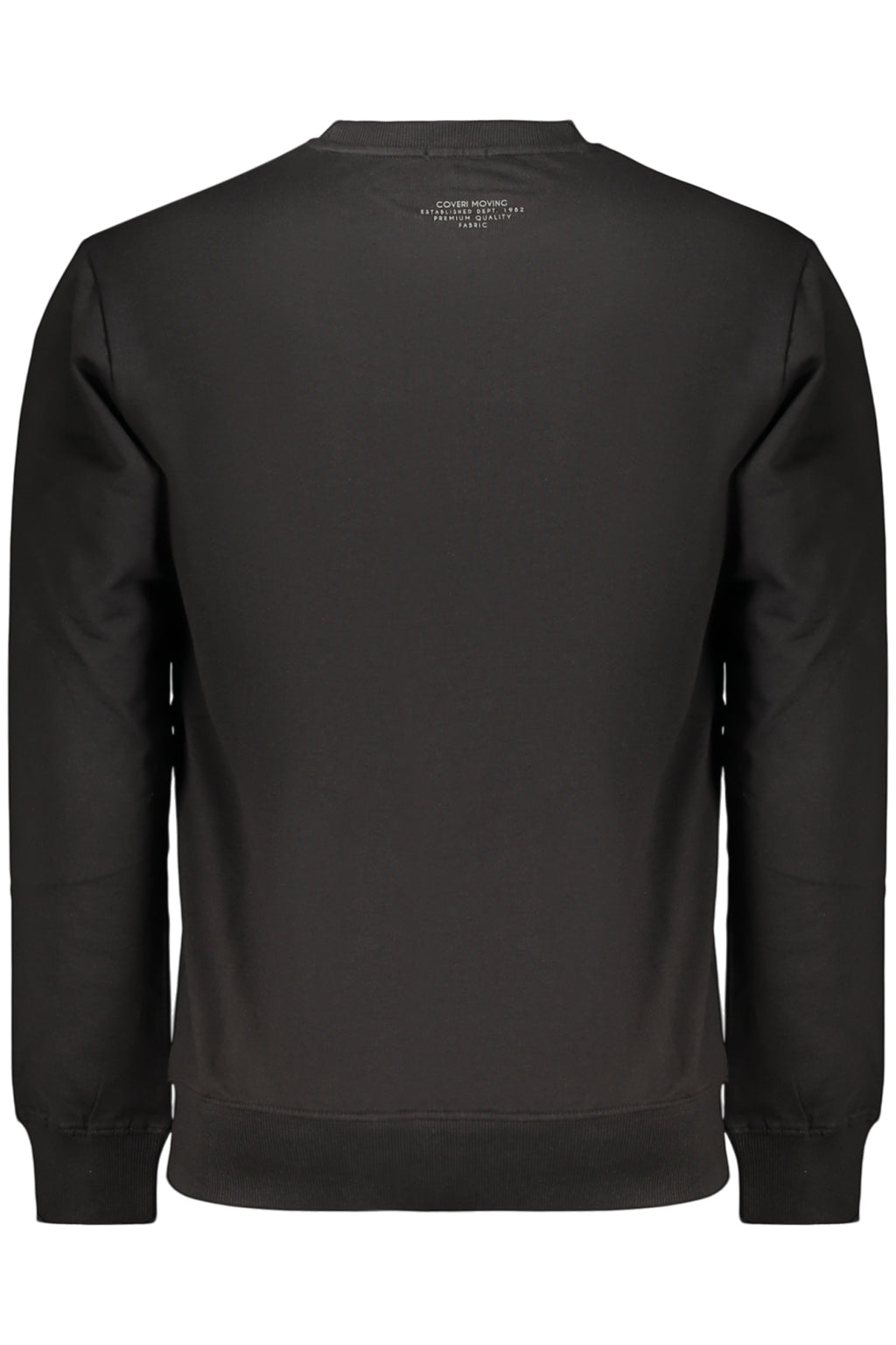 COVERI MOVING MEN'S BLACK ZIP-UP SWEATSHIRT