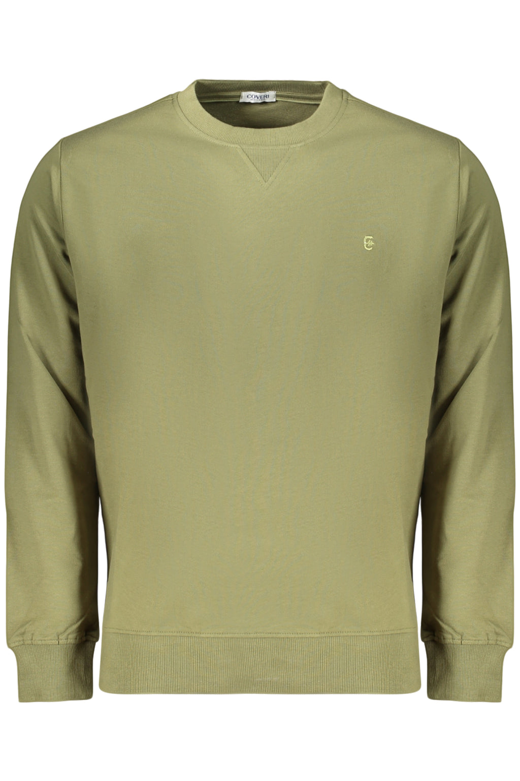 COVERI MOVING MEN'S ZIP-LESS SWEATSHIRT GREEN