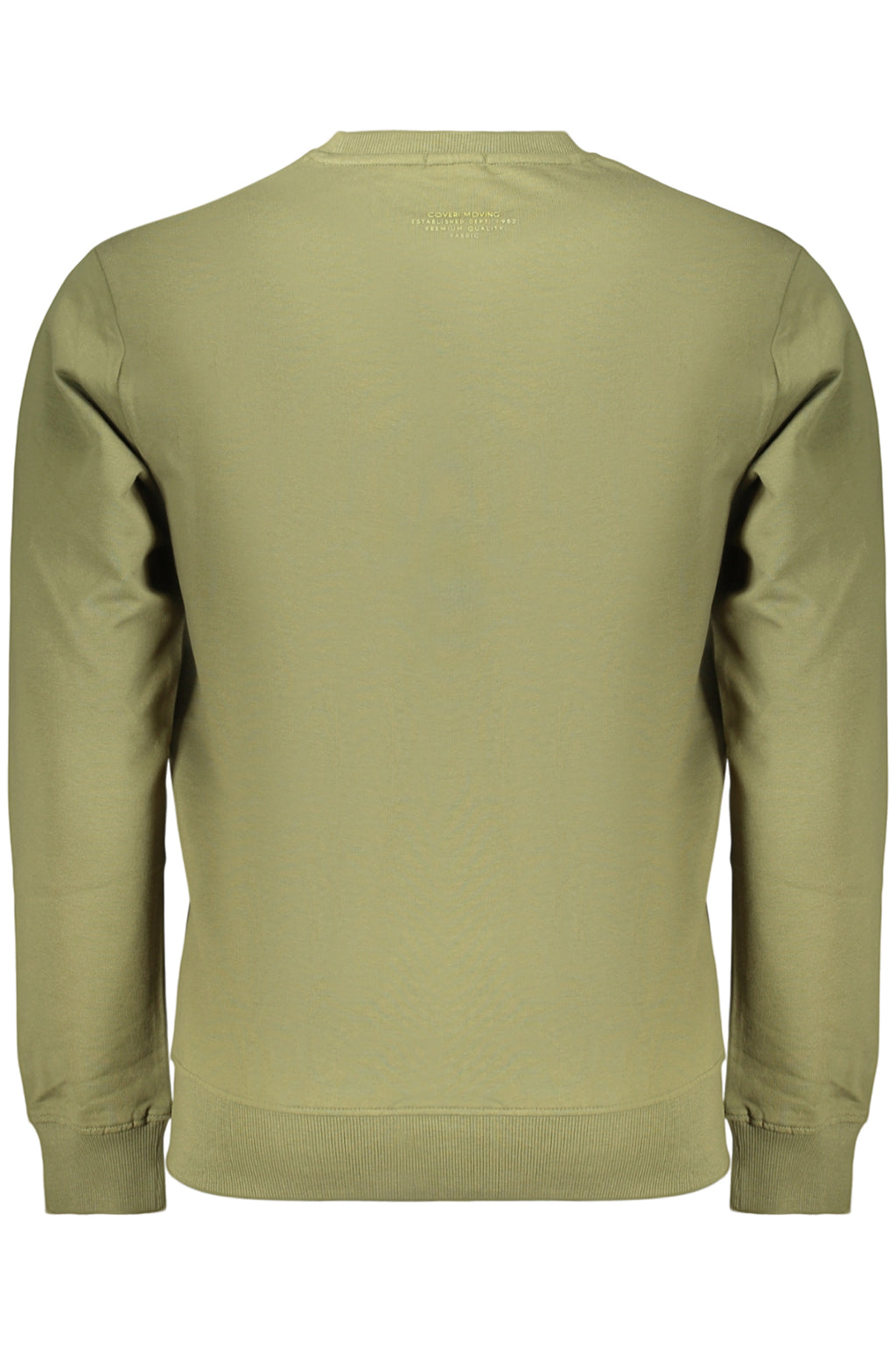 COVERI MOVING MEN'S ZIP-LESS SWEATSHIRT GREEN