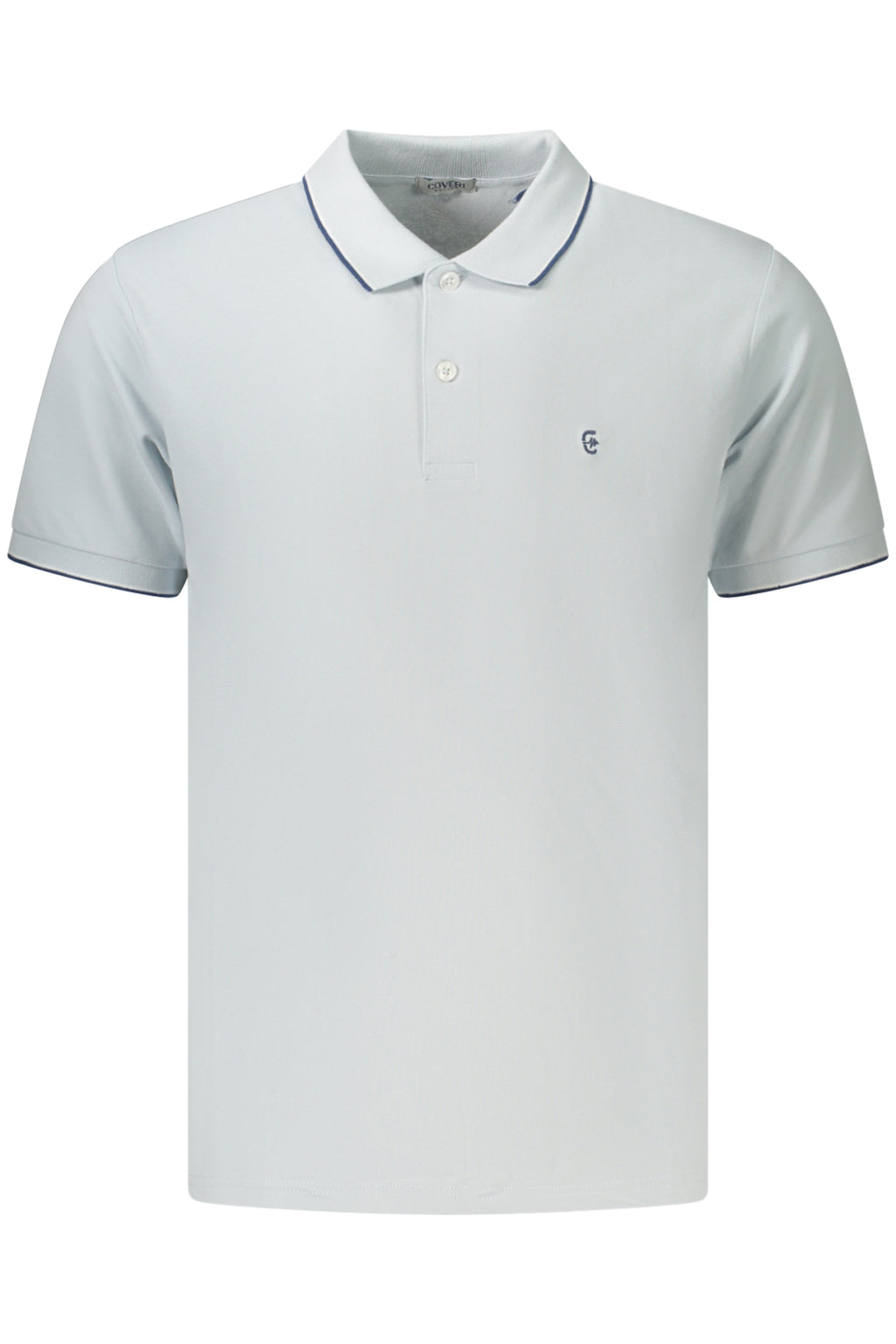 COVERI MOVING MEN'S SHORT-SLEEVE POLO SHIRT BLUE