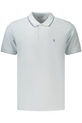 COVERI MOVING MEN'S SHORT-SLEEVE POLO SHIRT BLUE