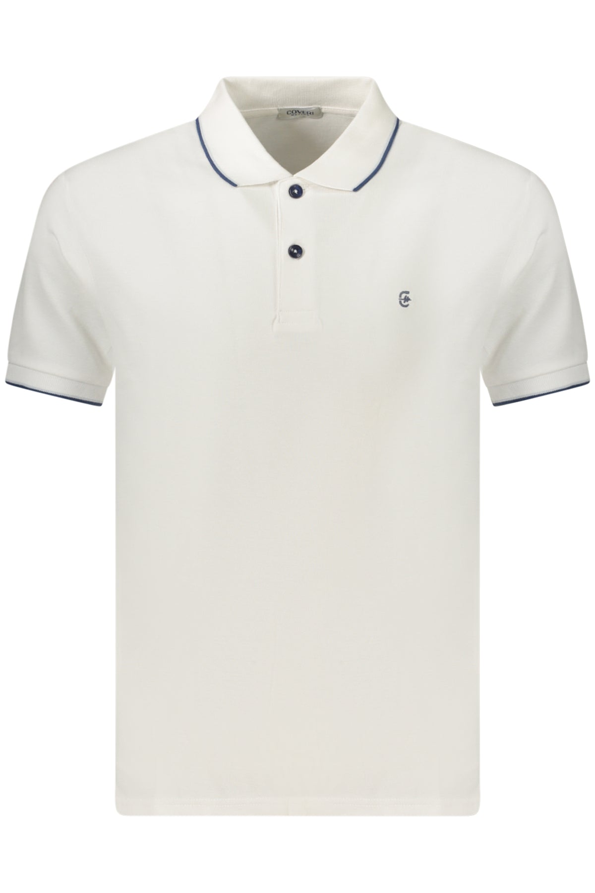 COVERI MOVING Men's Short-sleeve Polo Shirt White PQC100