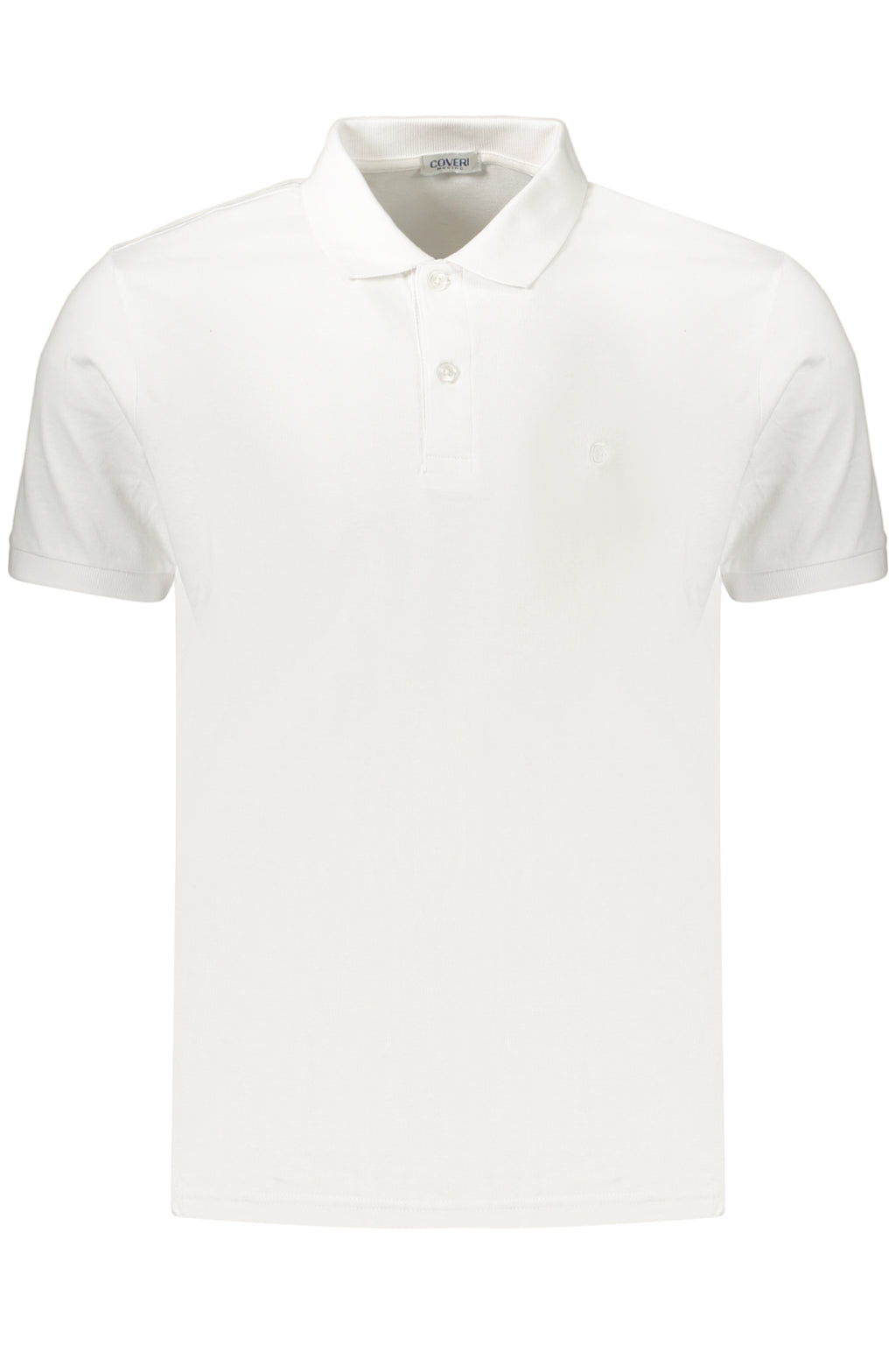 COVERI MOVING MEN'S SHORT-SLEEVE POLO SHIRT WHITE